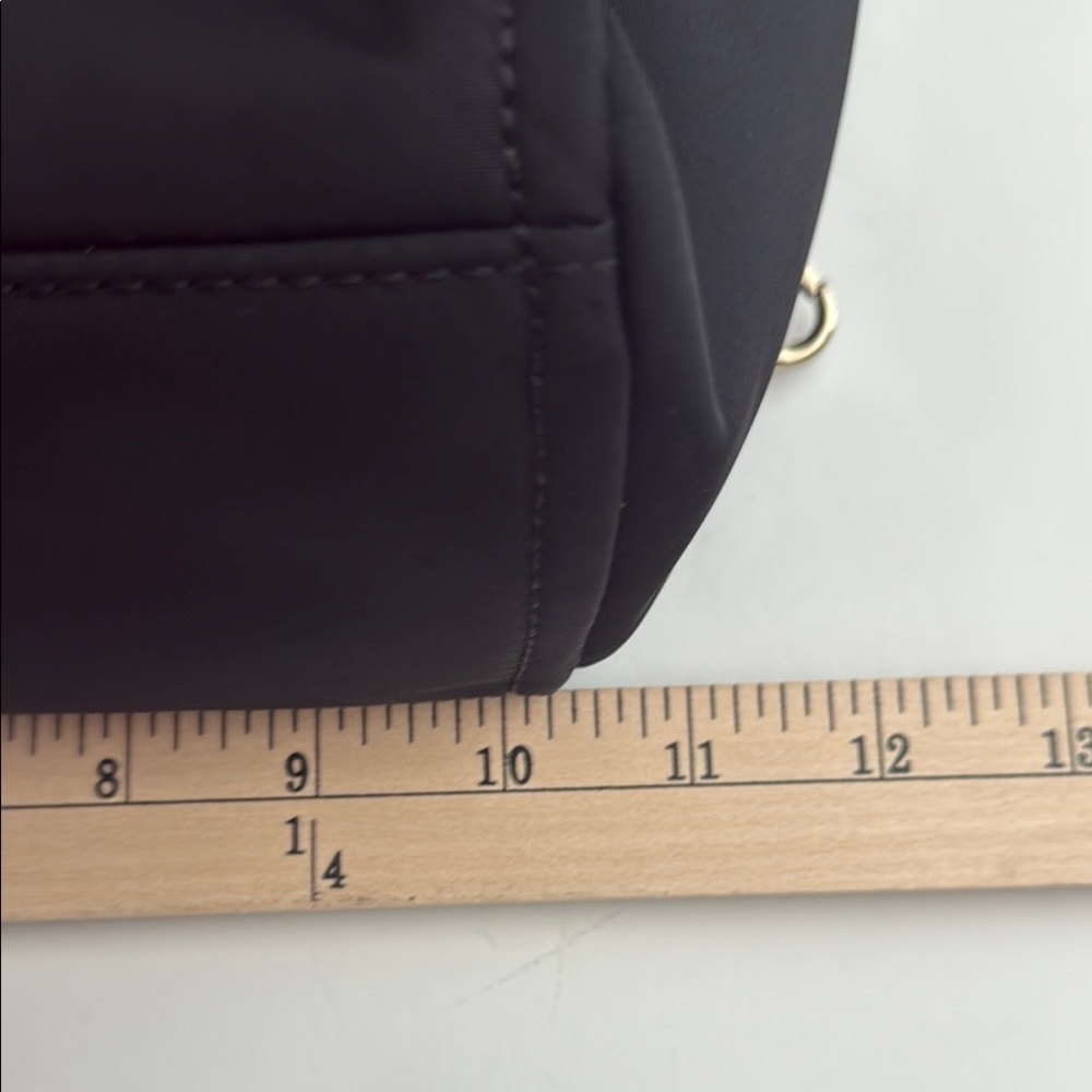 Kate Spade Black Satchel Bag Nylon Crossbody - Picture 9 of 11